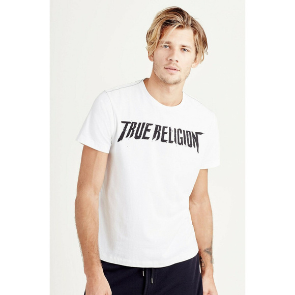 True Religion Men's Summer Tour Skull Tee T-Shirt - Picture 1 of 5